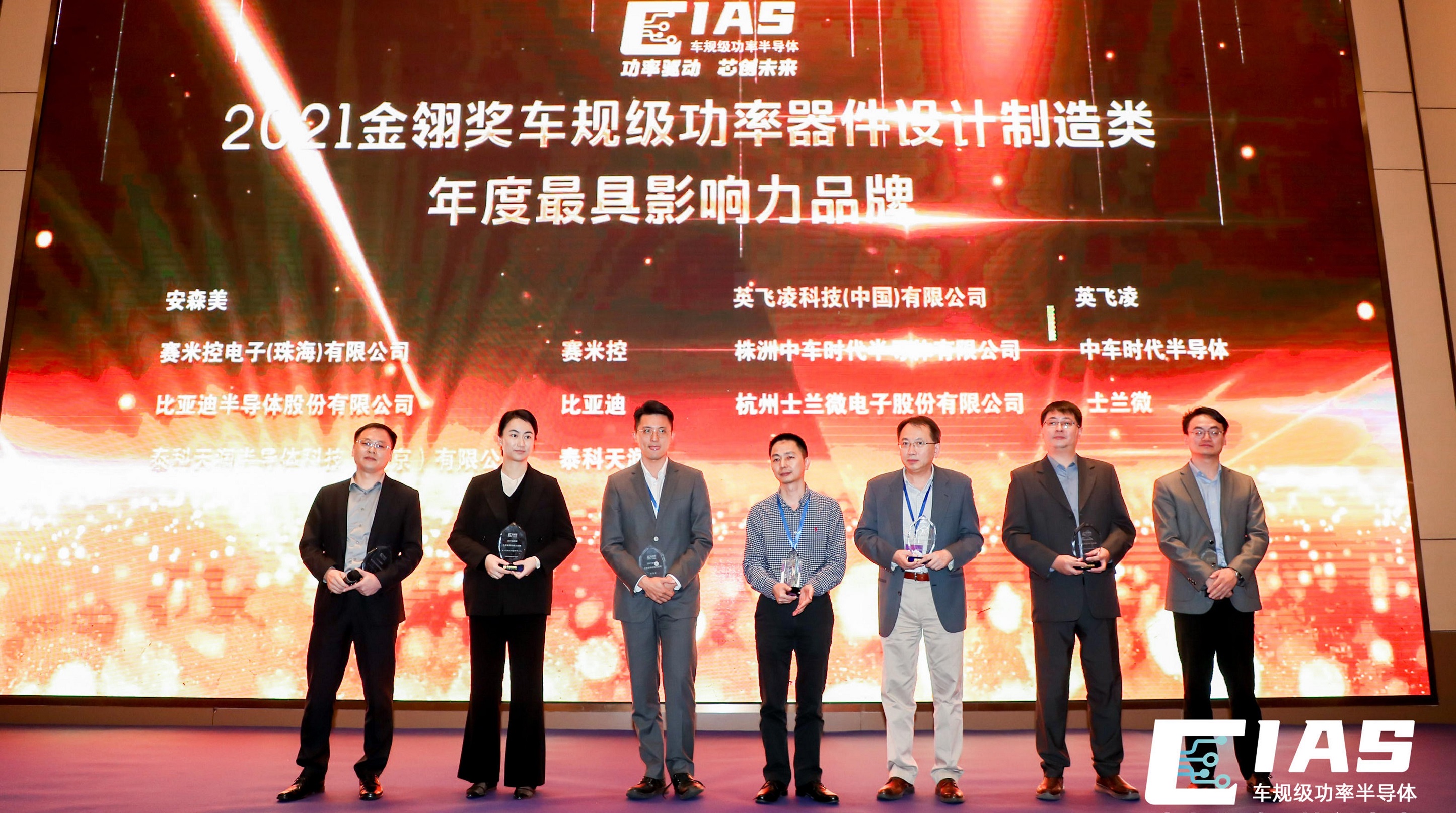 allwin微电子荣获2021金翎奖“车规级功率器件设计制造类”年度最具影响力品牌
